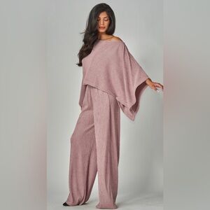 Elegant Mauve Jumpsuit